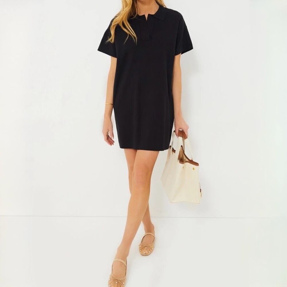 Tuckernuck Black Polo Mini Dress - Picture 1 of 7